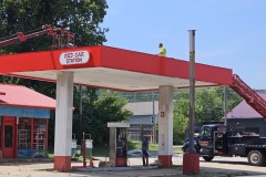 Red-Oak-Station-Awning-Sign-Progress